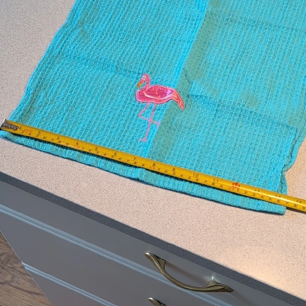 Vibrant Aqua Flamingo Kids Shorts